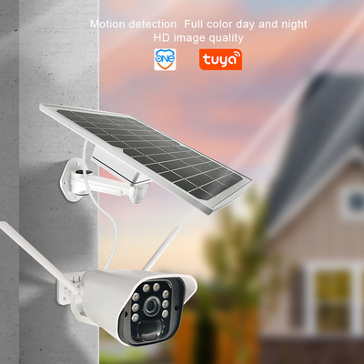 Camera an ninh năng lượng mặt trời ngoài trời Pin không dây được cung cấp năng lượng 1080p tại nhà WiFi Tiêu điểm Màu sắc nhìn ban đêm Camera IP66 PTZ